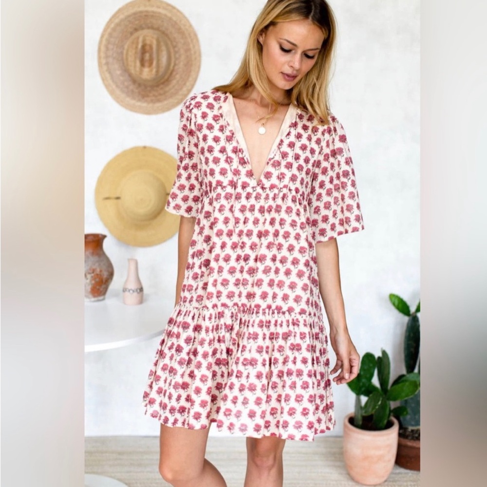 Emerson Fry  India collection Isla dress in alma organic cotton